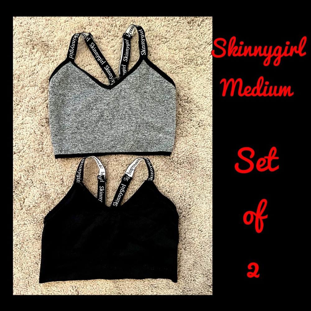 Set of 2 Sports bras Skinnygirl Size Medium